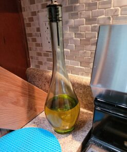 TableCraft H931 Siena 16 Oz. Green Tint Glass Oil Bottle 20 71VGGwLlQHL