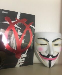 NEVLANTII V for Vendetta Guy Fawkes Mask Quality Anonymous Mask Halloween Costume Hackers Mask Cosplay Party Mask One Size 48 71VIIHgJlL