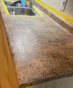 Epoxy Resin Promise Table Top 2-Part- 1 Gallon High Gloss (0.5 Gal Resin + 0.5 Gal Hardener) Transform Your DIY Projects with Crystal Clear Finish - Ideal for Bar Tables, Tabletops, Countertops & More 46 71VIMux2VL