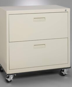 Alternative view of Office Dimensions Adjustable Lateral Files and Storage Cabinet Dolly, 36 Wide, Black