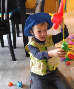 Learning Resources Pretend & Play Fishing Set - 11 Pieces, Ages 3+ Toddler Pretend Play Toys, Preschool Learning Toys, Fishing Pole for Kids, Fisherman Costume 24 71VJU7tyzOL