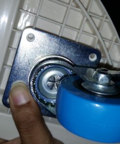 SPACECARE Mobile Roller with 4 Locking Wheels - Adjustable Furniture Dolly Washing Machine Stand Refrigerator Base Moving Cart Off White 44 71VJzsysHmL