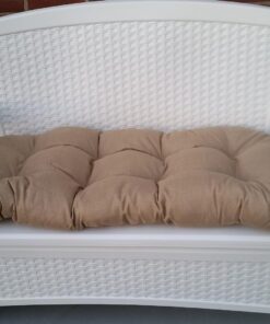 Suncast EMW8863250 Elements Loveseat with Storage-Lightweight, Resin, All-Weath, White 23 71VK8CfPkaL