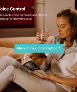 Kasa Smart Plug Mini 15A, Smart Home Wi-Fi Outlet Works with Alexa, Google Home & IFTTT, No Hub Required, UL Certified, 2.4G WiFi Only, 4-Pack(EP10P4) , White 23 71VKRw2RNIS 1