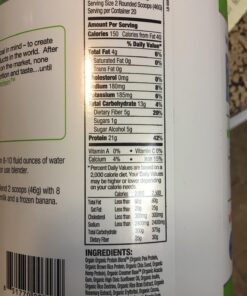 Orgain Organic Vegan Protein Powder, Creamy Chocolate Fudge - 21g Plant Based Protein, Gluten Free, Dairy Free, Lactose Free, Soy Free, No Sugar Added, Kosher, For Smoothies & Shakes - 2.03lb 20 Servings (Pack of 1) 39 71VKk8rNZPL 1