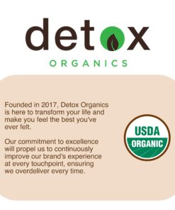Detox Organics Chocolate Superfood Powder, Detox Cleanse for your Body, Bloating Relief, Immune Support Supplement Smoothie Detox Mix, Greens Blend Superfood, Low Carb, Vegan, Soy Free, Dairy Free 28 71VL4EGTrL