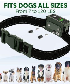 UPGRADED Q6 Rechargeable Bark Collar - Smart Barking Detection Module w/Triple Stop Anti-False Modes: Beep/Vibration/Shock for Small, Medium, Large Dogs & Breeds - IPx7 Waterproof (15-120 LBS) 32 71VLmMNoLwL