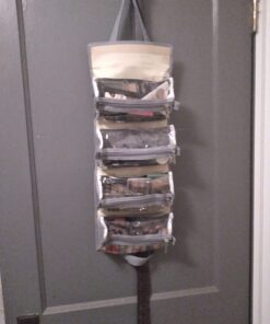 4kits Hanging Roll-Up Makeup Bag/Toiletry Kit/Travel Organizer for Women - 4 Removable Storage Bags - Organize Make Up, Cosmetics, First Aid, Medicine, Personal Care, Bathroom, Palette/Brush Holder 59 71VLnetUvVL