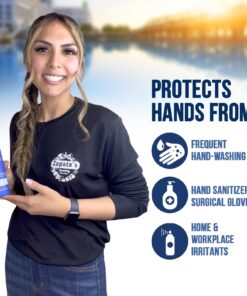 Gloves In A Bottle Shielding Lotion (One- 2 fl oz-60 ml & One - 8 fl oz-240 ml) With Pump Great for Dry Itchy Skin! Grease-less and Fragrance Free! 20 71VOXzHljXL 1