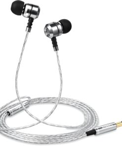 sephia SP3060 Wired Headphones, HD Bass Driven Audio, Lightweight Aluminum Wired in Ear Earbud Headphones, S/M/L Ear Bud Tips, Earphone Case, 3.5mm Tangle-Free Cord (Without Mic) 30 71VP4kGoaSL