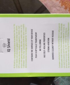 IQShield Screen Protector Compatible with Fitbit Alta HR (2017,Alta 2016,Ace 2018)(6-Pack) Anti-Bubble Clear TPU Film 1.38 INCH 43 71VPTL Mu0L