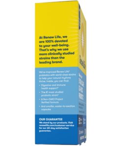 Renew Life Extra Care Go-Pack Probiotic Capsules, Daily Supplement Supports Immune, Digestive and Respiratory Health, L. Rhamnosus GG, Dairy, Soy and gluten-free, 50 Billion CFU, 30 Ct 30 Count (Pack of 1) 19 71VQRbbVxxL