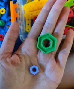 Brickyard Building Blocks STEM Toys - Educational Building Toys for Kids Ages 4-8 with 163 Pieces, Tools, Design Guide and Toy Storage Box, Gift for Boys & Girls 163 Piece 39 71VR0aGCGFL