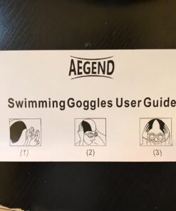 Aegend Swim Goggles, Swimming Goggles No Leaking Full Protection Adult Men Women Youth Blue Hawaii 34 71VS2iqf0OL