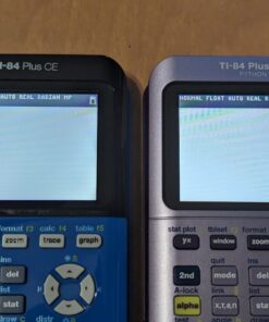 Texas Instruments TI-84 Plus CE Color Graphing Calculator, Bionic Blue Small Single Pack 13 71VSPs fnFL