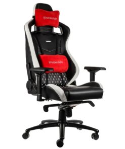 noblechairs Epic Reclining Gaming Chair and Reclining Office Chair, Real Leather, Black/White/Red Black/Red/White 17 71VSUP2ZONL