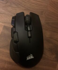 CORSAIR IRONCLAW WIRELESS RGB Rechargeable Gaming Mouse with Slipstream Technology - 18,000 DPI - 3-Zone RGB Multi-Color Backlighting - Black 65 71VSgYzP4jL