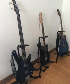 On Stage XCG4 Velveteen Padded Tubular Guitar Stand - (3 Pack) 3 Pack 30 71VSmwzGDvL