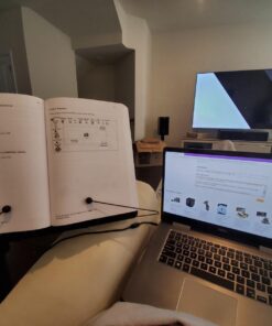 LEVO Hands Free Book Stand for Hard Covers, Paperbacks, CookBooks, TextBooks, Magazines 42 71VTu6loyGL