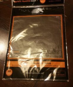 MyArtscape Graphite Transfer Paper - 9" x 13" - 50 Sheets - Waxed Carbon Paper for Tracing (Black) 35 71VUDBxN6qL