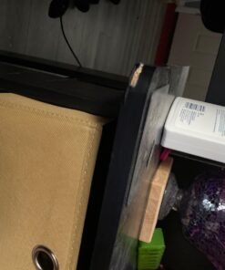 Furinno Andrey Set of 2 End / Side Table / Night Stand / Bedside Table with Bin Drawer, Espresso 2-Pack, Center Bin 36 71VUOyw02EL