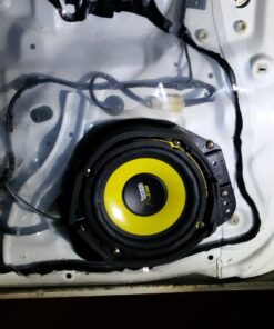 Pyle 6.5 Inch Mid Bass Woofer Sound Speaker System - Pro Loud Range Audio 300 Watt Peak Power w/ 4 Ohm Impedance and 60-20KHz Frequency Response for Car Component Stereo PLG64,Yellow 49 71VUQV6QAYL