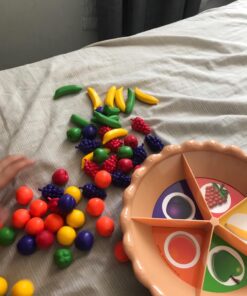 Learning Resources Super Sorting Pie - 68 Pieces, Ages 3+ Toddler Fine Motor Toy, Preschool Learning Games, Develops Counting and Color Recognition, Pretend Play Food, Kids Tweezers 43 71VUR 0OzeL