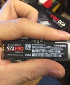 Samsung 970 PRO SSD 512GB - M.2 NVMe Interface Internal Solid State Drive with V-NAND Technology (MZ-V7P512BW), Black/Red 47 71VVEXb7gzL