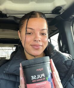 LEGION Pulse Pre Workout Supplement - All Natural Nitric Oxide Preworkout Drink to Boost Energy, Creatine Free, Naturally Sweetened, Beta Alanine, Citrulline, Alpha GPC (Blue Raspberry) Blue Raspberry 29 71VVbI6YeGL