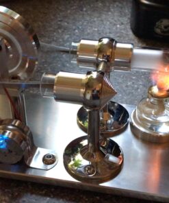 Sunnytech Hot Air Stirling Engine Motor Model Educational Toy Electricity Generator Colorful LED (SC001) SC001 35 71VWSR LdDL