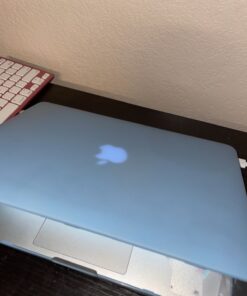 IBENZER Compatible with MacBook Pro 13 Inch Case 2015 2014 2013 end 2012 A1502 A1425, Hard Shell Case with Keyboard Cover for Old Version Apple Mac Pro Retina 13, Airy Blue, R13ARBL+1A For MacBook Pro Retina 13" A1502/A1425 36 71VWf CeFLL