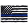 Anley Fly Breeze 3x5 Foot Thin Blue Line USA Flag - Vivid Color and Fade Proof - Canvas Header and Double Stitched - Honoring Law Enforcement Officers Flags Polyester with Brass Grommets 3 X 5 Ft - Polyester 39 71VWlsXXjnL