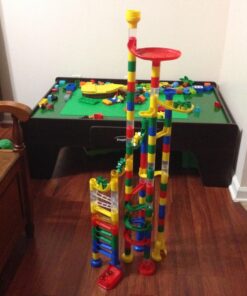 Marble Run: 123 Piece Set (103 Durable Pieces and 20 Marbles) Exclusively at MINDWARE! 27 71VWzaytYkL