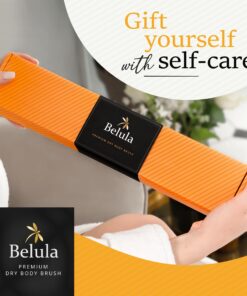 Belula Premium Dry Brushing Body Brush Set- Natural Boar Bristle Body Brush, Exfoliating Face Brush & One Pair Bath & Shower Gloves. Free Bag & How To – Great Gift For A Glowing Skin & Healthy Body 32 71VXp6Oi31L 2