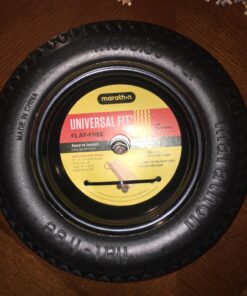 Universal Fit 00210, Flat Free, Hand Truck All Purpose Utility Tire, 4.10/3.50-4" 40 71VY je985L