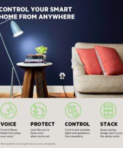 Wemo Mini Smart Plug, WiFi Enabled, Works with Alexa, Google Assistant & Apple HomeKit 31 71VYRy0AGIL