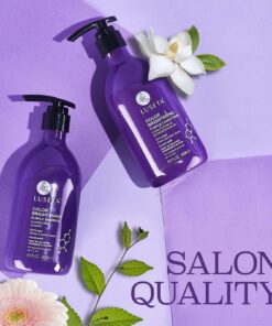 Luseta Purple Shampoo and Conditioner Set for Blonde, Gray - Color Treated Hair - Sulfate Free Paraben Free - Infused with Cocos Nucifera Oil for Curly and Damaged Hair - 2x16.9oz 16.9 Fl Oz (Pack of 2) 33 71VYwAK 7HL