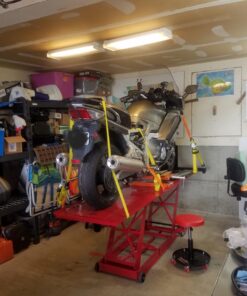 Cartman 6 Pack 1"x18" Soft Loop Motorcycle Tie Down Straps 3600lbs Load Capacity Tie-Down Loops for Secure Trailering of Bikes, ATV, Lawn Equipment, Orange 6pk Orange 34 71VZf5O6GOL