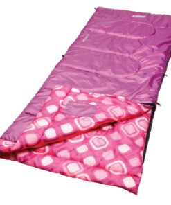 Alternative view of Coleman Kids 45°F Sleeping Bag, Comfortable Youth Sleeping Bag for Sleepovers & Camping, Fits Children up to 5ft 5in Tall, Lightweight and Warm Sleeping Bag for Indoor/Outdoor Use, Machine Washable Pink