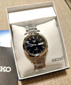 SEIKO 5 Men's SNK793 Automatic Stainless Steel Watch with Blue Dial 45 71Va9qmhaL