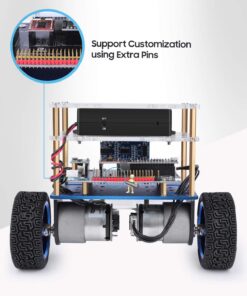 ELEGOO Tumbller Self-Balancing Robot Car Kit Compatible with Arduino, STEM Projects & Toys for Kids, Teens, Adults, Robotics & Engineering Kits, Science | Coding | Programming Set, Gift for Boys Girls 22 71VafFUJPbL