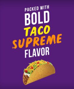 Taco Bell Taco Supreme Sunflower Seeds by BIGS, 5.35 Ounce (Pack of 4) with By The Cup Bag Clip 5.35 Ounce (Pack of 4) 15 71Vay8W6CGL