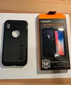 Spigen Tough Armor Designed for iPhone Xs Case (2018) / Designed for iPhone X Case (2017) - Matte Black 53 71VbshkWfmL