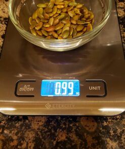 Etekcity Food Scale, Digital Kitchen Scale, 304 Stainless Steel, Weight in Grams and Ounces for Baking, Cooking, and Meal Prep, LCD Display, Medium Basic Medium Size 61 71Vd4scBEGL