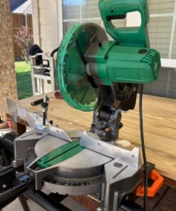 Metabo HPT | Compound Miter Saw | 10-Inch | Single Bevel | 15-Amp Motor | 0-52° Miter Angle Range | 0-45° Bevel Range | Large Table | 10" 24T TCT Miter Saw Blade | C10FCGS C10FCGS Only 40 71VdMnEvX3L