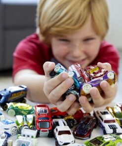 Alternative view of Hot Wheels Toy Cars & Trucks, 50-Pack of 1:64 Scale Vehicles, Individually Packaged (Styles May Vary) (Amazon Exclusive)