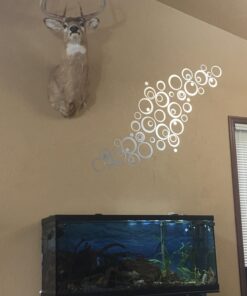 aooyaoo Circle Mirror DIY Wall Sticker Wall Decoration 24pcs Grey 43 71VehPb8wbL