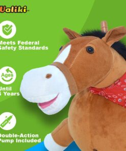 WALIKI Bouncy Horse Hopper | Inflatable Hopping Horse for Kids | Jumping Horse (Bouncy Horse) 31 71VfSnbLKnL