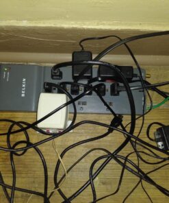 Belkin Power Strip Surge Protector - 12 AC Multiple Outlets & 8 ft Long Flat Plug Heavy Duty Extension Cord for Home, Office, Travel, Computer Desktop, Laptop & Phone Charging Brick (3,940 Joules) 12 Outlet Strip + Cable & Phone protection 47 71VfvbdgPVL