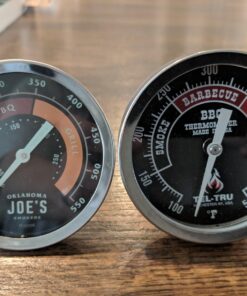 Tel-Tru BQ300 Barbecue Thermometer, 3 inch Black dial with Zones, 4 inch stem, 100/500 Degrees F 47 71Vg9n0rFSL